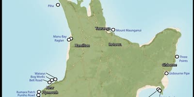 แผนที่ของนิวซีแลนด์เล่นวินเซิร์ฟ